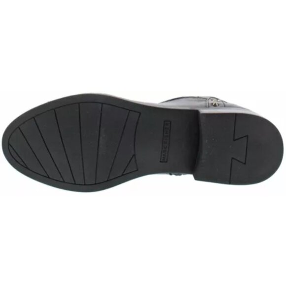 Marc Fisher Secalm R7741WC Women's Black Leather Studded Knee High Riding Boot 6 - Picture 3 of 3